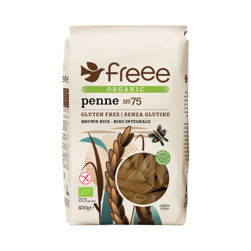 Freee Organic Gluten Free Brown Rice Penne Pasta No. 75 400g