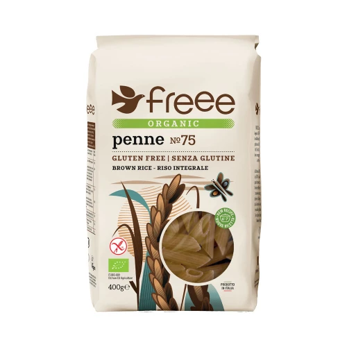 Freee Organic Gluten Free Brown Rice Penne Pasta No. 75 400g