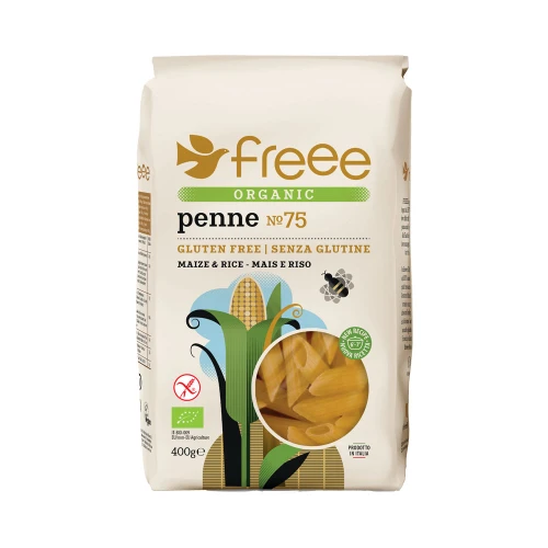 Freee Organic Gluten Free Maize & Rice Penne Pasta No. 75 400g