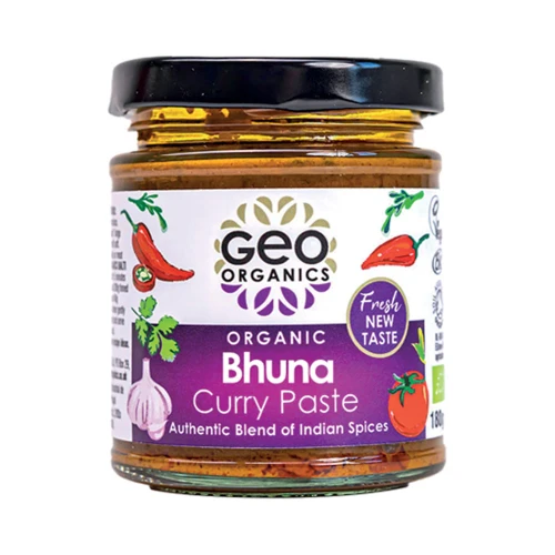 Geo Organics Organic Bhuna Curry Paste 180g