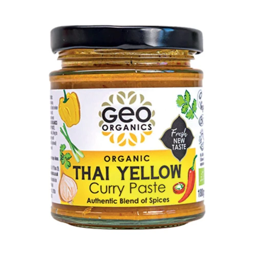 Geo Organics Organic Thai Yellow Curry Paste 180g