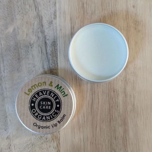 Heavenly Organics Skin Care Lemon And Mint Lip Balm 12g