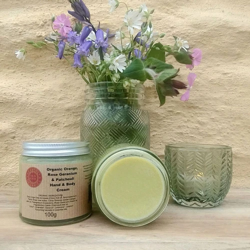 Heavenly Organics Skin Care Orange Rose Geranium And Patchouli Hand And Body Cream 100g