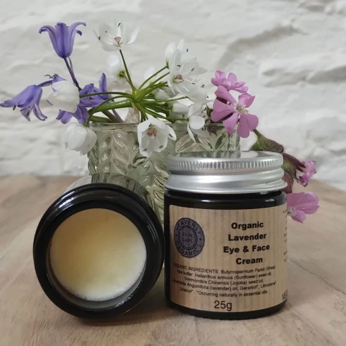 Heavenly Organics Skin Care Lavender Eye And Face Cream 25g