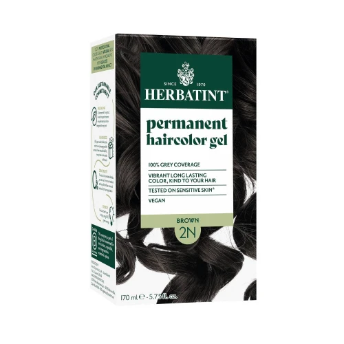 Herbatint Permanent Hair Colour Gel Brown 2N