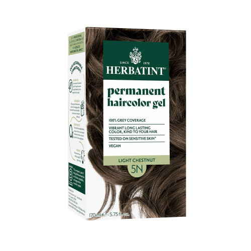 Herbatint Permanent Hair Colour Gel Light Chestnut 5N
