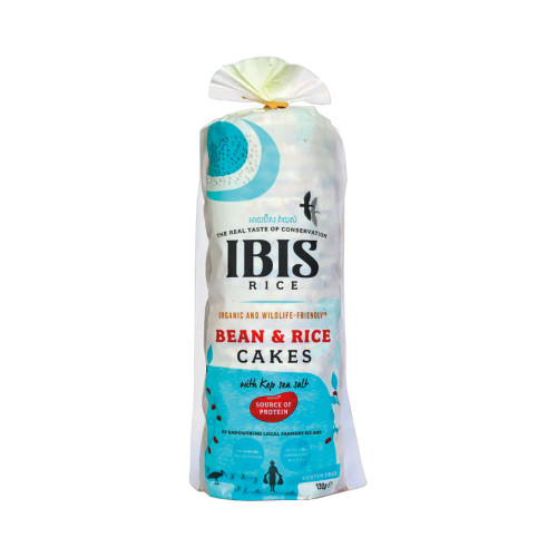 IBIS Organic Bean & Rice Cake with Kelp Sea Salt &acirc; 130g
