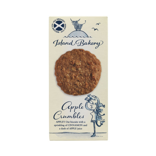Island Bakery Organics Apple Crumbles Biscuits 125g