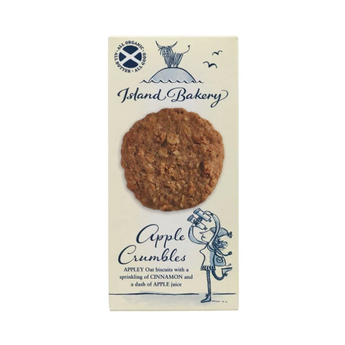 Island Bakery Organics Apple Crumbles Biscuits 125g