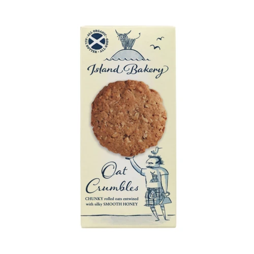 Island Bakery Organics Oat Crumbles Biscuits 125g
