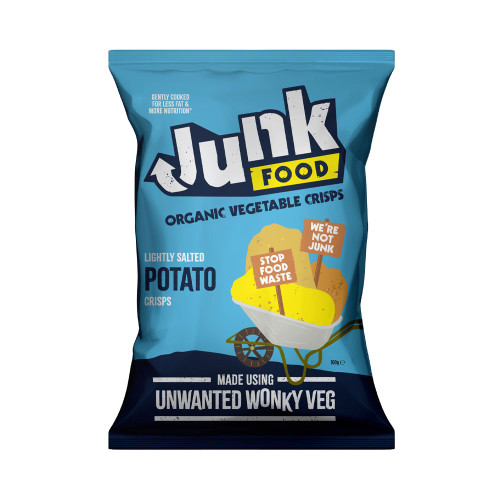 Junk Food Potato Organic Vegetable Crisps 100g