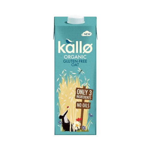 Kallo Organic Gluten Free Oat Drink 1ltr