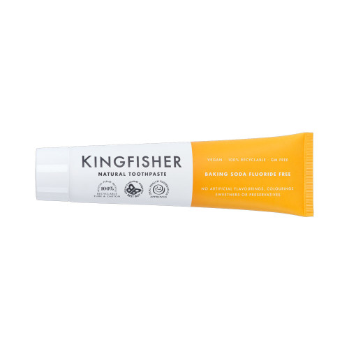 Kingfisher Natural Toothpaste Baking Soda Fluoride Free 100ml