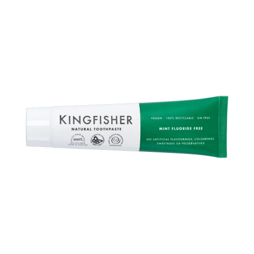 Kingfisher Natural Toothpaste - Mint Fluoride-Free 100ml