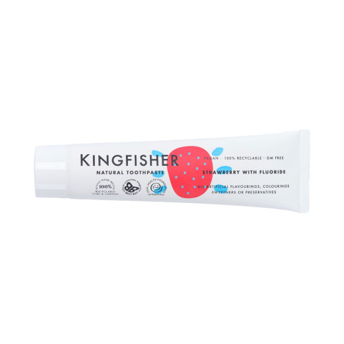 Kingfisher Natural Toothpaste Strawberry with Fluoride 100ml