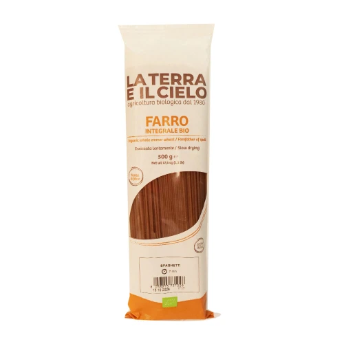La Terra E Il Cielo Whole Emmer Wheat Spaghetti 500g