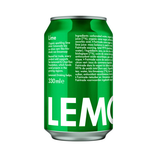 Lemonaid Organic Limeade Can 330ml