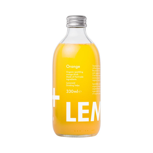 Lemonaid Organic Sparkling Orange Bottle 300ml