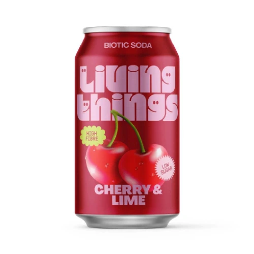 Living Thing Cherry & Lime Soda 330ml