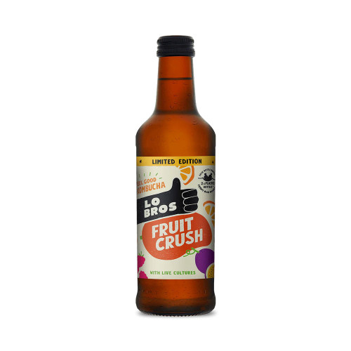 Lo Bros Fruit Crush Organic Kombucha 330ml