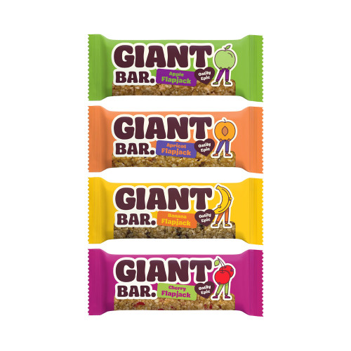 Ma Baker Mixed Case Giant Fruit Bar Flapjacks 90g