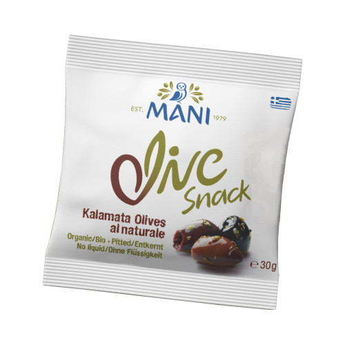 Mani Olive Snack Kalamata Olives 30g