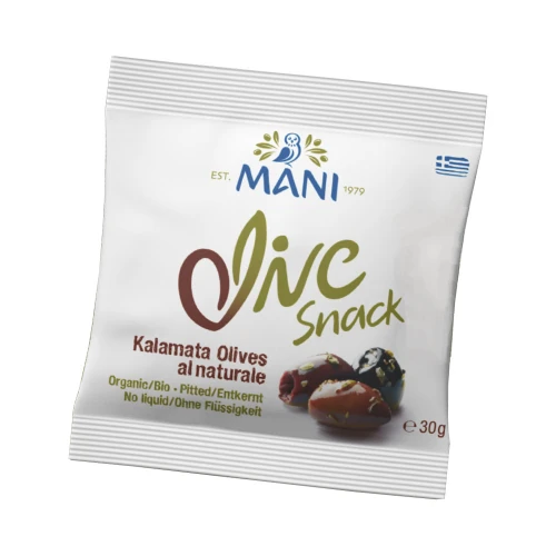 Mani Olive Snack Kalamata Olives 30g