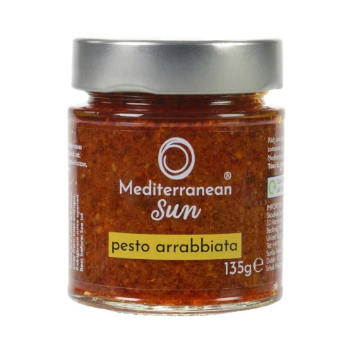 Mediterranean Sun Vegan Pesto Arrabbiata 135g