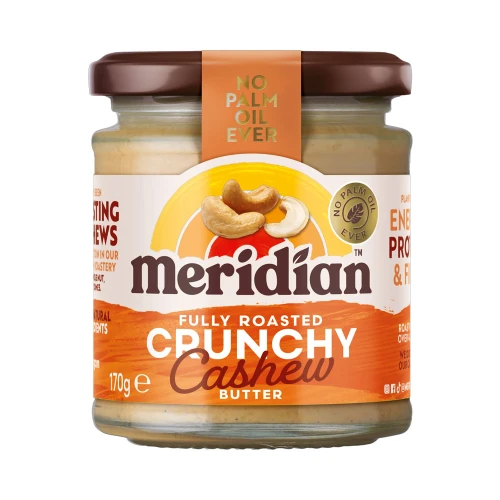 Meridian Fully Roasted Crunchy Cashew Butter 170g