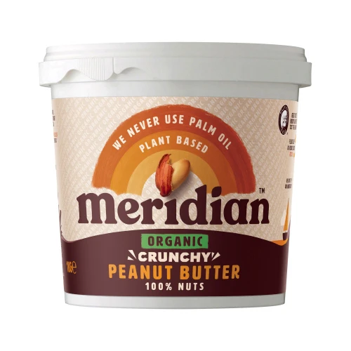 Meridian Organic Crunchy Peanut Butter without Salt 1kg