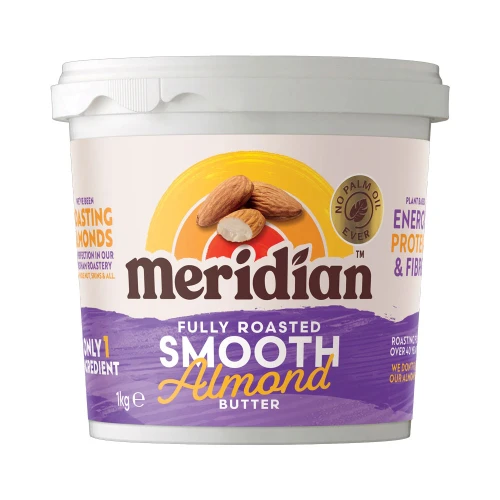 Meridian Almond Butter Smooth 100% Nuts without Salt 1kg