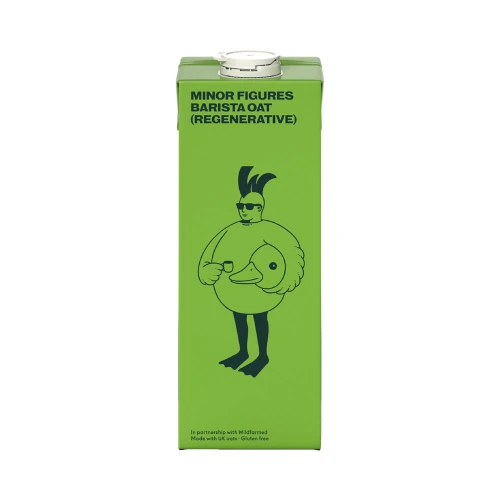 Minor Figures Oat M!lk Barista &acirc; Regenerative Milk Alternative, 1 Litre