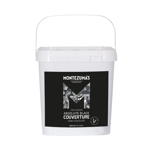 Montezuma's Absolute Black Couverture 100% Cocoa Dark Chocolate 3kg