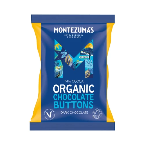 Montezuma's Organic Dark Chocolate Buttons 120g