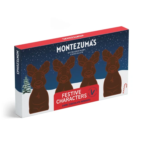 Montezuma's Organic Dark Chocolate Reindeer 60g