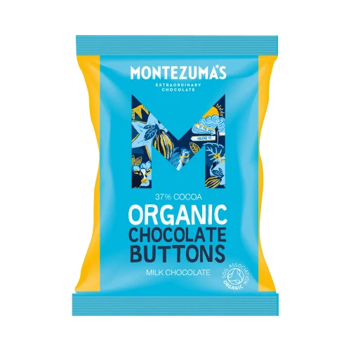 Montezuma's Organic Milk Chocolate Buttons 120g