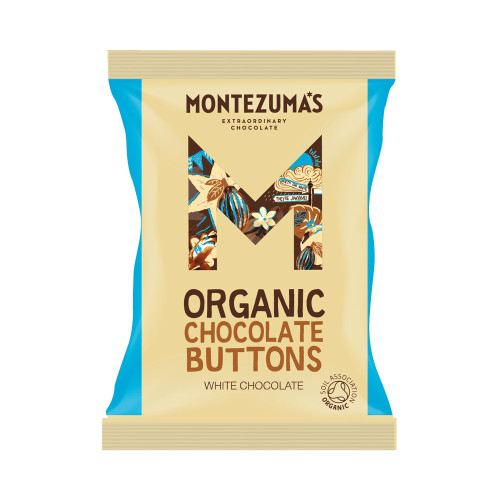 Montezuma's Organic White Chocolate Buttons 120g