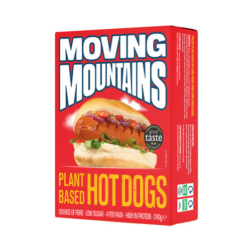 Moving Mountains Moving Mountains Plant based Hotdog 240g