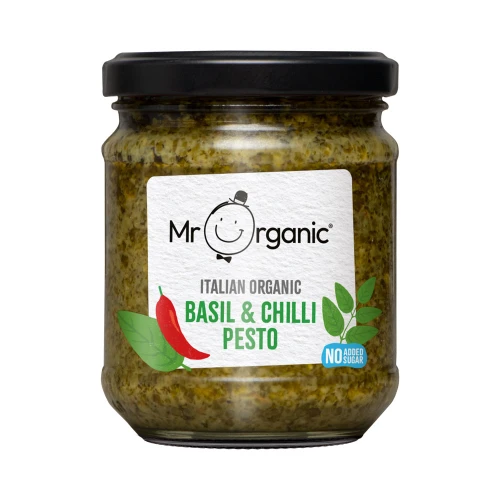 Mr Organic Italian Basil & Chilli Pesto 190g
