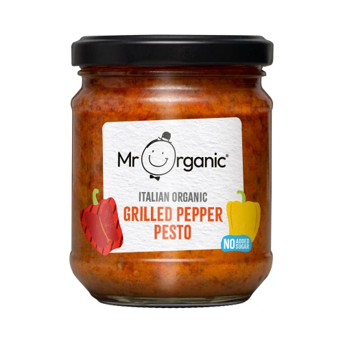 Mr Organic Italian Grilled Pepper Pesto 190g