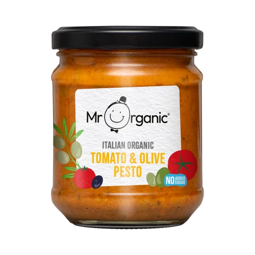 Mr Organic Italian Tomato & Olive Pesto Sauce 190g