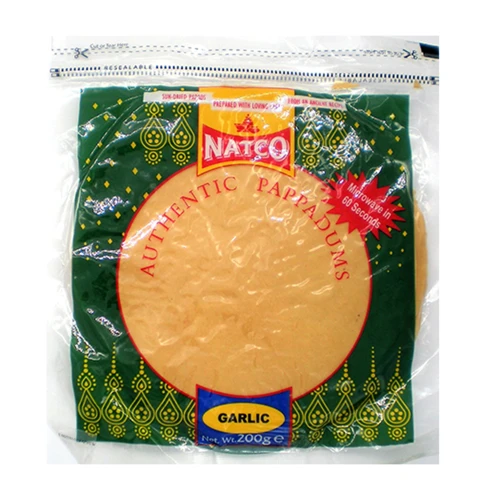 Natco Poppadoms Garlic 200g