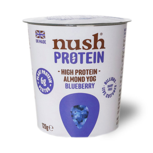 Nush High Protein Almond Yog Blueberry 120g