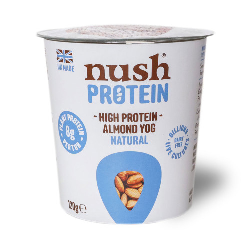 Nush High Protein Natural Almond Yog 120g
