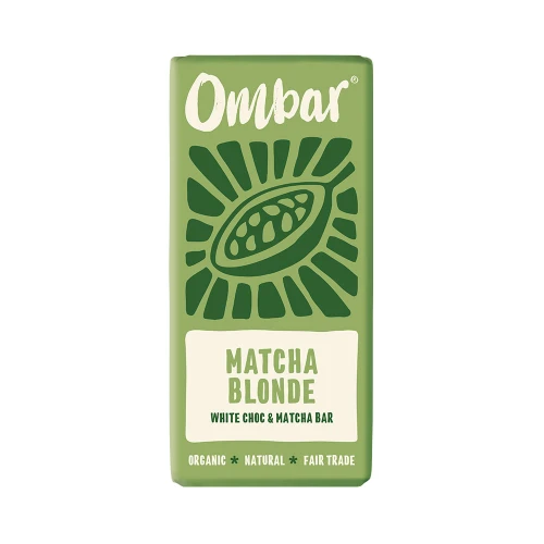 Ombar Organic Matcha Blonde Caramelised White Chocolate Bar 70g