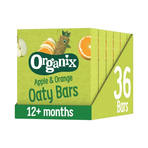 Organix Apple & Orange Oaty Bars 6 x 23g