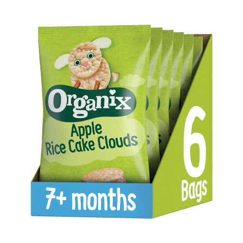Organix Apple Rice Cake Clouds 40g