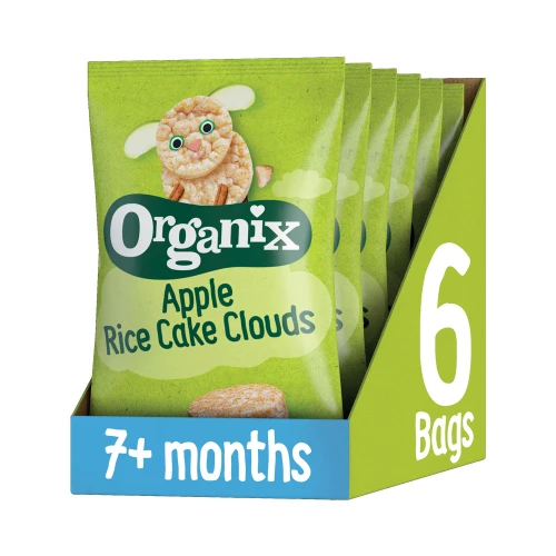 Organix Apple Rice Cake Clouds 40g