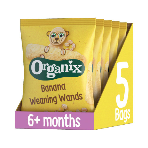 Organix Banana Weaning Wands 25g