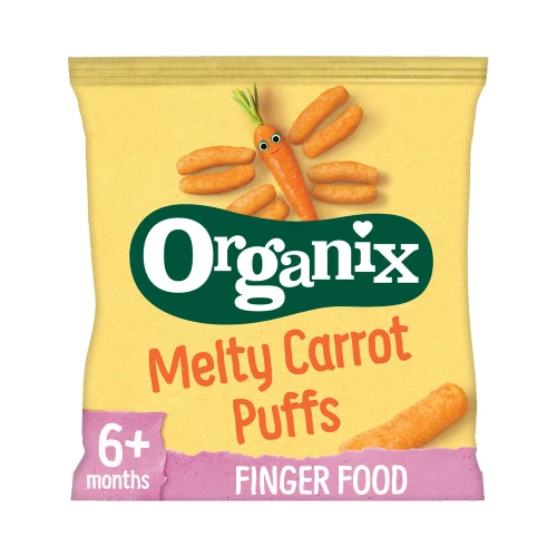 Organix Melty Carrot Puffs 20g